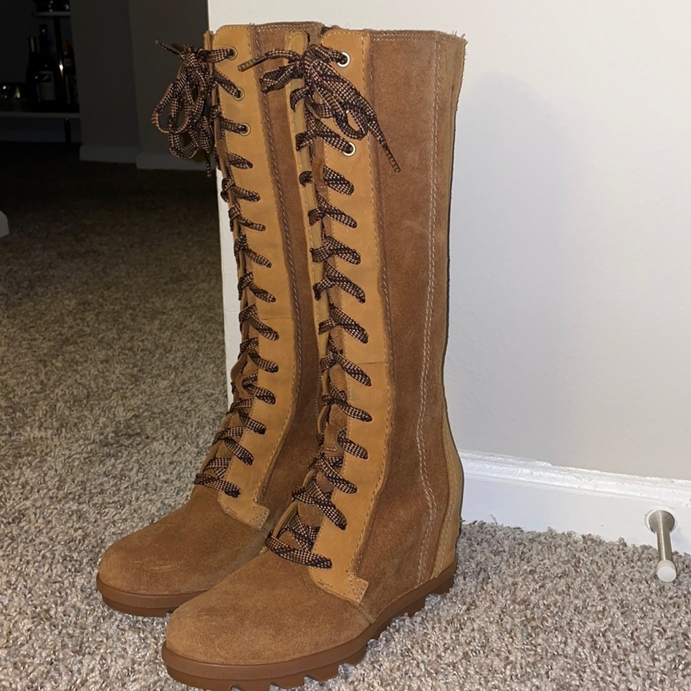 SOREL Cate the great/ Joan of Arc Tall Wedge